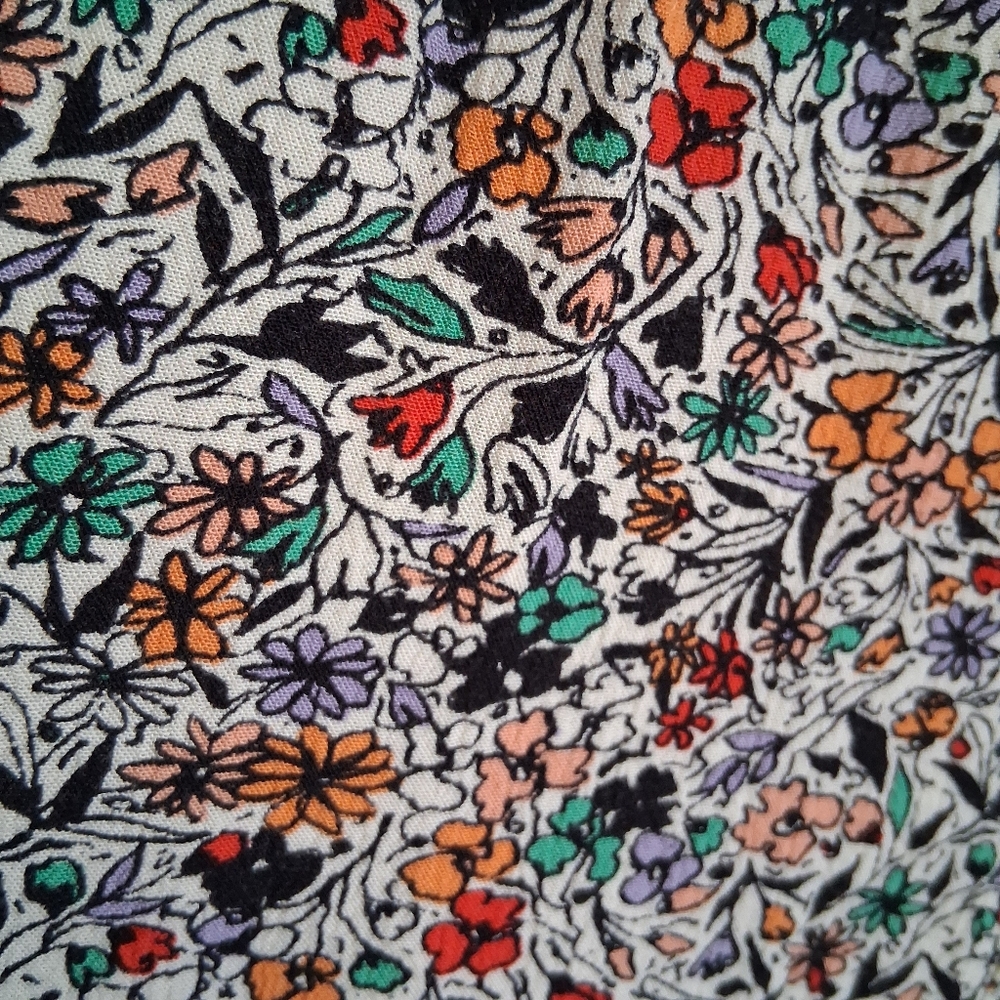 Vanessa Virginia Anthropologie Floral Blouse Lace Small - Picture 5 of 8